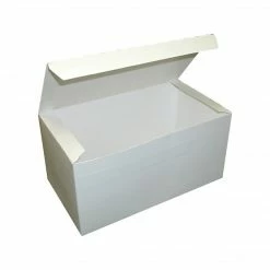 Dixie Paperboard Food Box, 3" X 9" X 5", White, 250/Carton