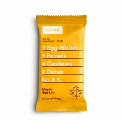 RX Bar RXBAR Maple Sea Salt Bar, 1.83 Oz, Box Of 12 (CGO00440)