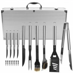 Trademark Global Trademark Chef Buddy™ 19 Piece Heavy Duty BBQ Set With Case