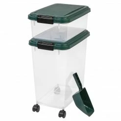 Remington 3- Piece Airtight 12 Qt. Snap Lid Storage Container Combo, Green (296150)
