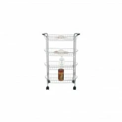 Better Chef® SR-4 4 Tier Storage Cart, Chrome