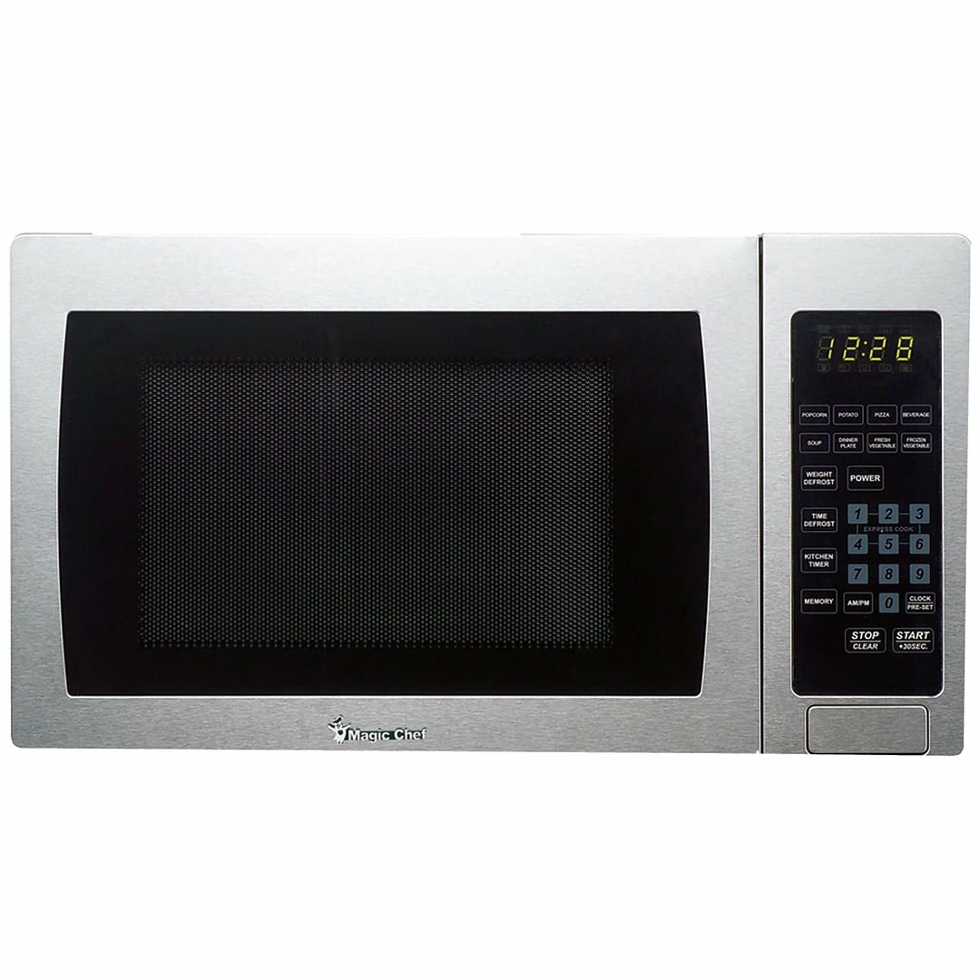 Magic Chef .9 Cubic Feet Digital Touch Countertop Microwave, 900W (MCPMCM990ST)