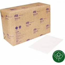 SCA White Dispenser Napkin, 1-Ply (Case Of 12 Packs, 500/Pack, 6,000 Napkins)