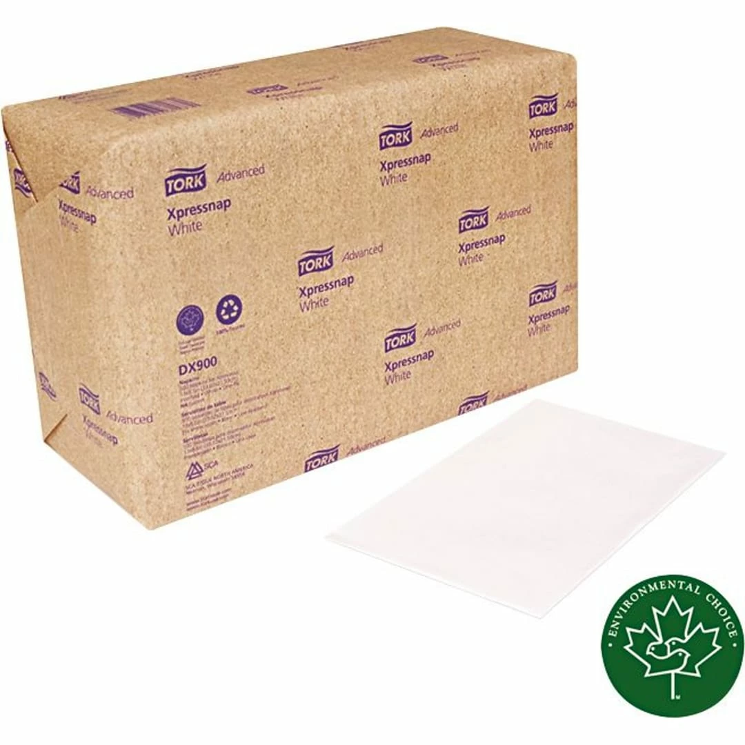 SCA White Dispenser Napkin, 1-Ply (Case Of 12 Packs, 500/Pack, 6,000 Napkins)