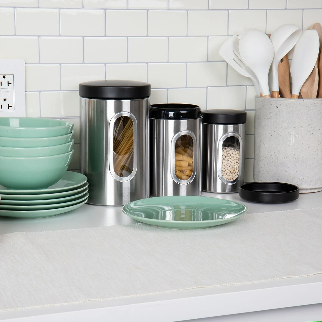 General Store Cottage Chic 3-Piece Preserving/Storage Jar Set - Image 2