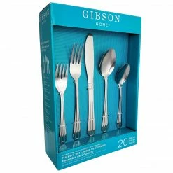 Gibson 80057.20 Montiero Stainless Steel 20-Piece Flatware Set