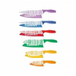 Trademark Global Top Chef Six Piece Colored Knife Set - Professional Grade