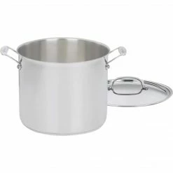 Cuisinart Chef's Classic Stainless Steel 12 Qt. Stock Pot With Cover, Silver (766-26)