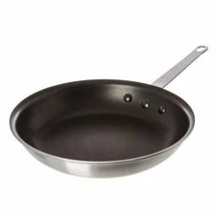 Update International Aluminum 12" Fry Pan, Silver (AFP-12NS)