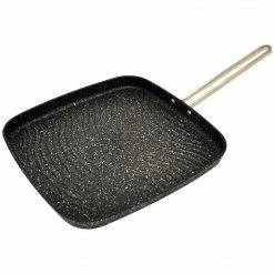 The Rock By Starfrit 030321-006-000 The Rock By Starfrit 10" Grill Pan With Bakelite Handles