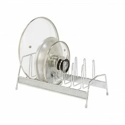 Kitchen Details Lid Organizer, Pave Diamond Design (22901-CHR)