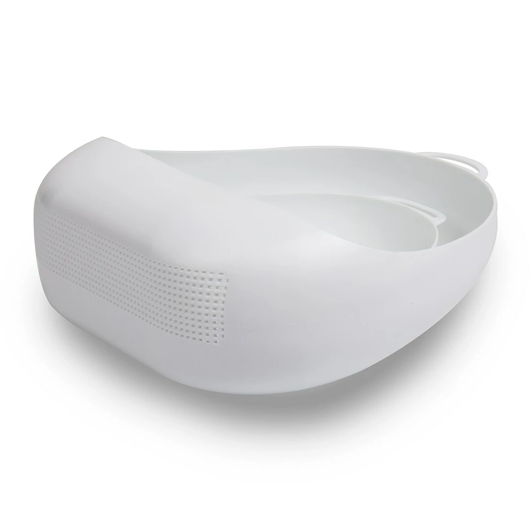 Mind Reader Rice And Grain Washer 2 Pc Set, White (RICE-WHT) - Image 8