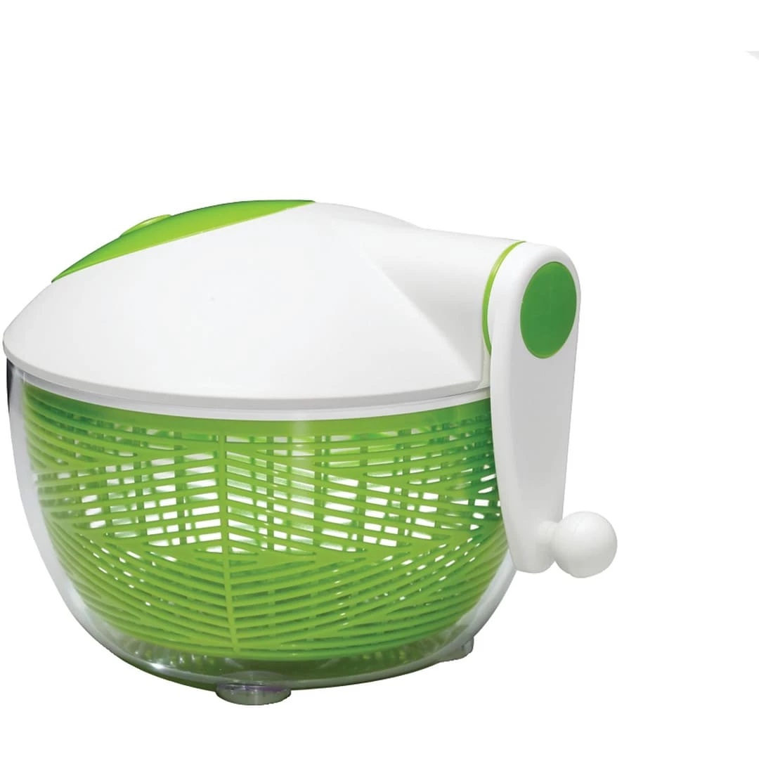 MegaChef 10-in-1 Multi-Use Salad Spinning Slicer, Dicer And Chopper With Interchangeable Blades