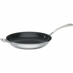 Cuisinart Stainless Steel 12" Frying Pan, Silver (FCT22-30HNS)