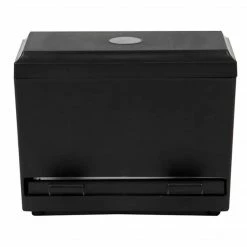 Mind Reader Acrylic Straw Dispenser, Black (STRAWDISP-BLK)