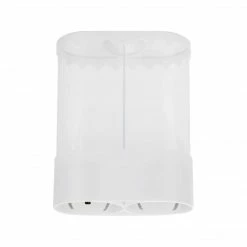 Mind Reader Acrylic Disposable Cup Dispenser, White (CDISTOR-WHT)