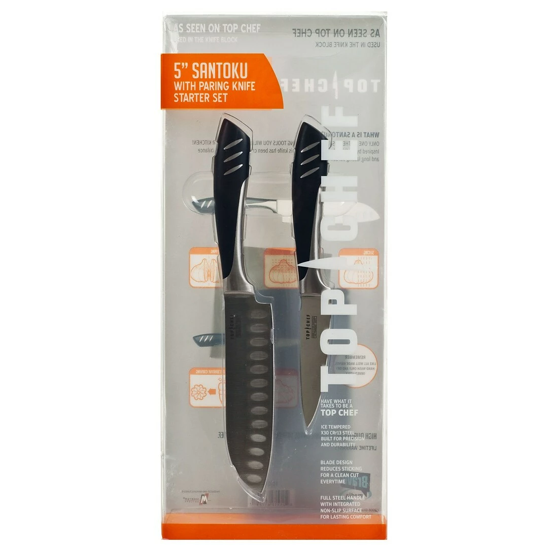 Trademark Global Top Chef® Santoku & Paring 2 Piece Knife Set - Image 3