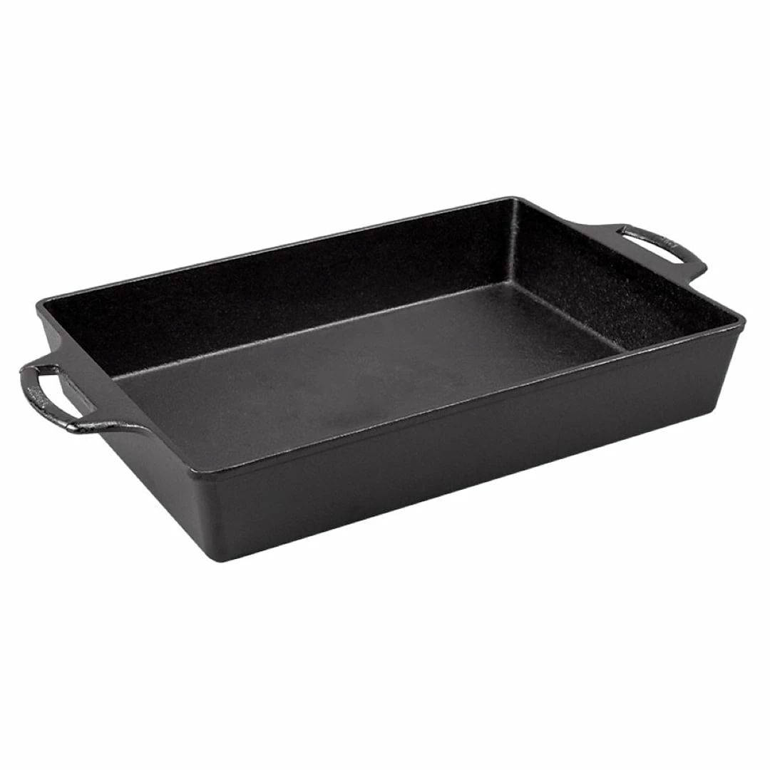 Lodge Seasoned Cast Iron 9 X 13 Inch Casserole Black BW13C