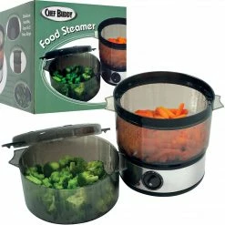 Chef Buddy™ Food Steamer With Two Containers