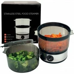 Trademark Global Trademark Stainless Steel Food Steamer, 4 Qt.