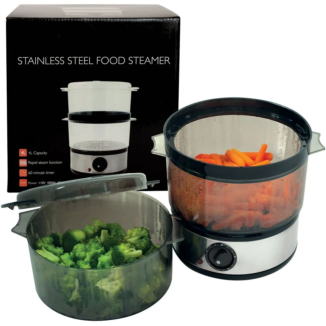Trademark Global Trademark Stainless Steel Food Steamer, 4 Qt.