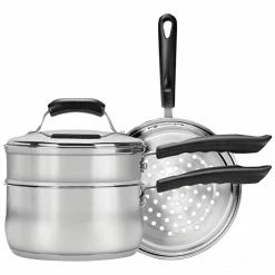 Range Kleen® 3 Quart Saucepan Steamer/Double Boiler