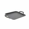 Lodge Chef Collection Cast Iron Square Griddle 11" Black LC11SGR