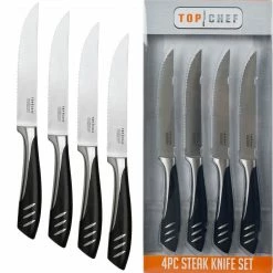 Trademark Global Top Chef® 4 Piece Steak Knife Set
