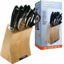 Trademark Global Top Chef® 9 Piece Knife Set