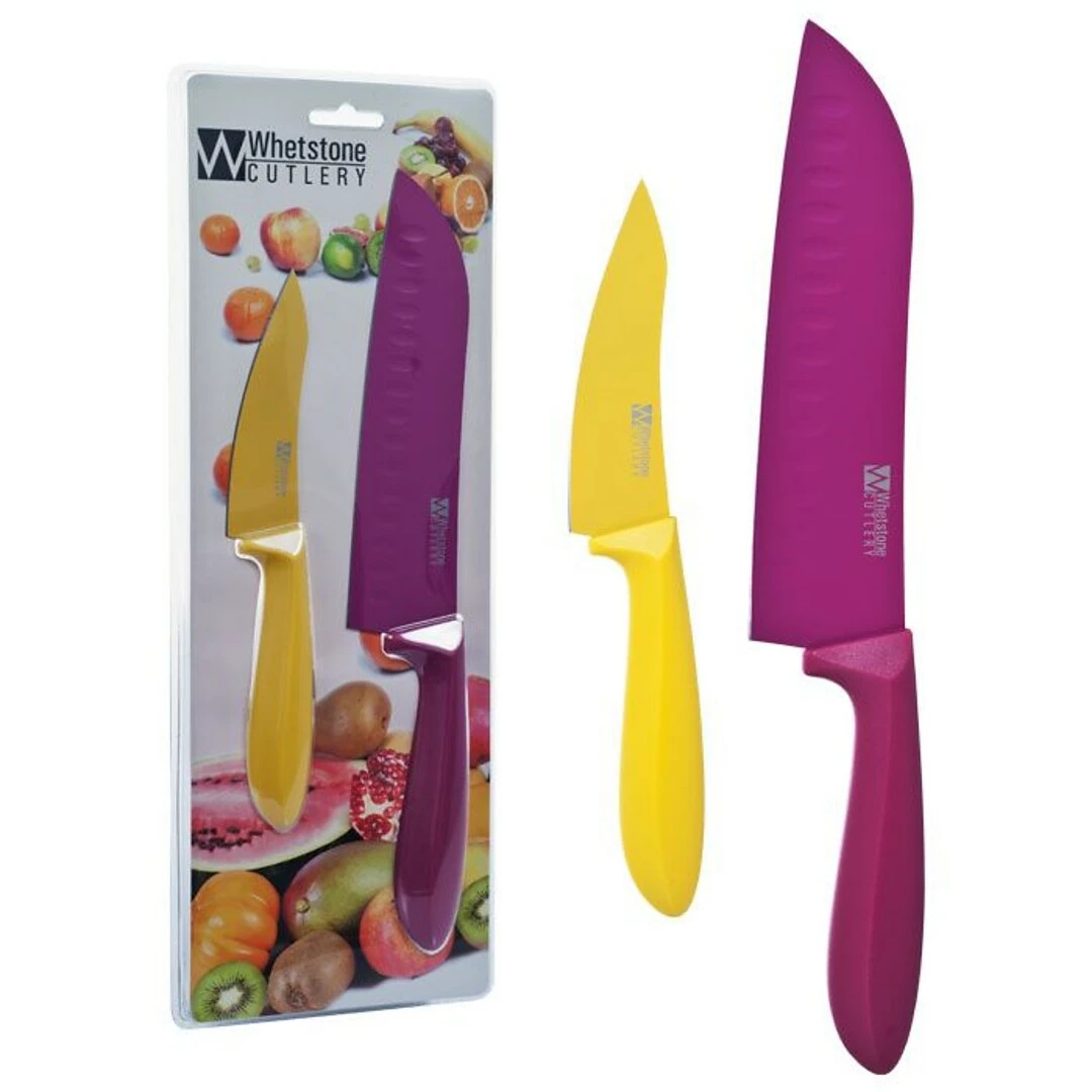 Whetstone™ 2 Piece Paring And Santoku Kitchen Knife Set
