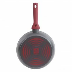 Gibson Home Marengo 12" Aluminum Non Stick Red And Grey Frying Pan (935100888M)