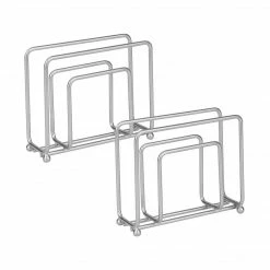 Mind Reader Plastic Multi-Functional Countertop Organizer, White/Black (SPORG-WHT)