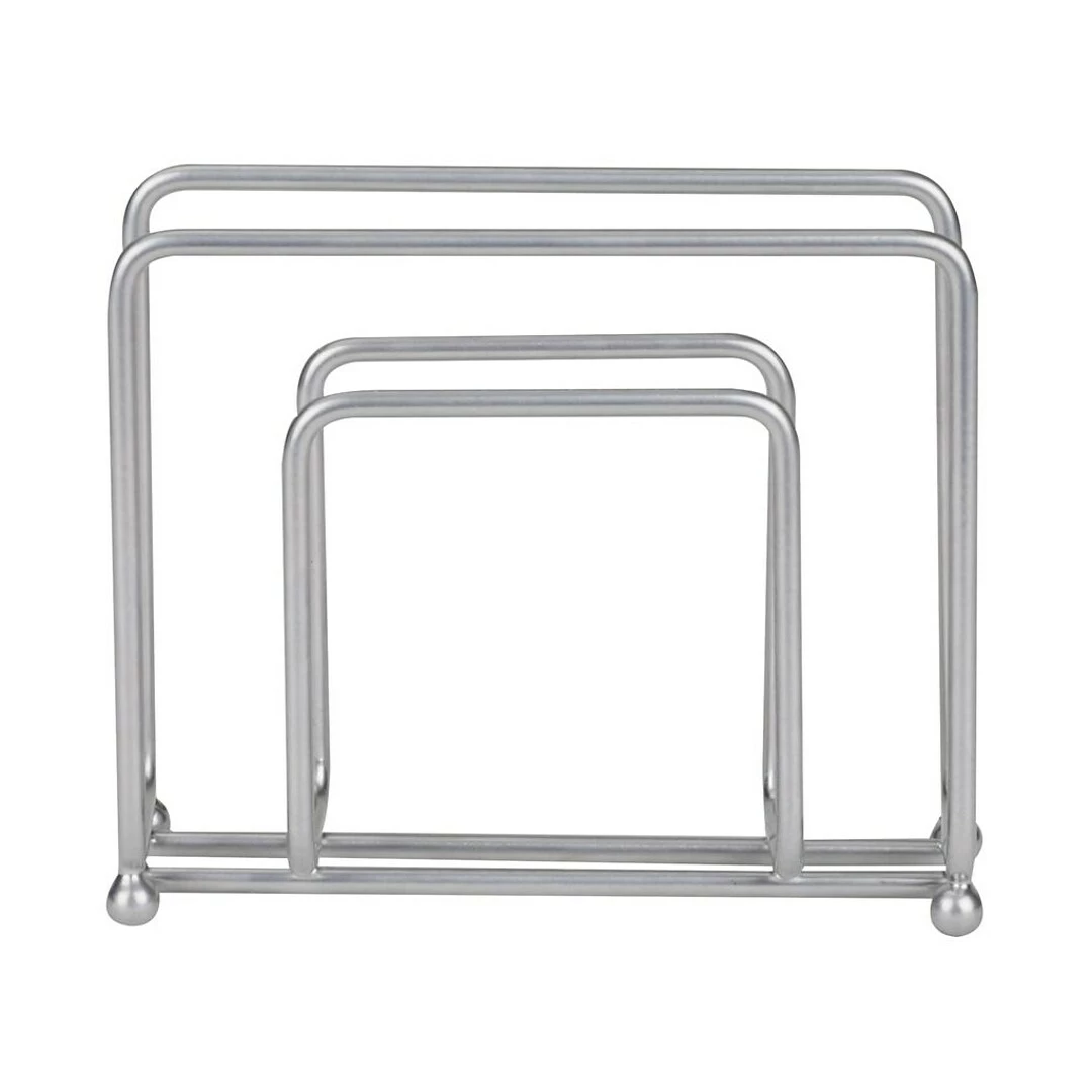 Mind Reader Plastic Multi-Functional Countertop Organizer, White/Black (SPORG-WHT) - Image 2