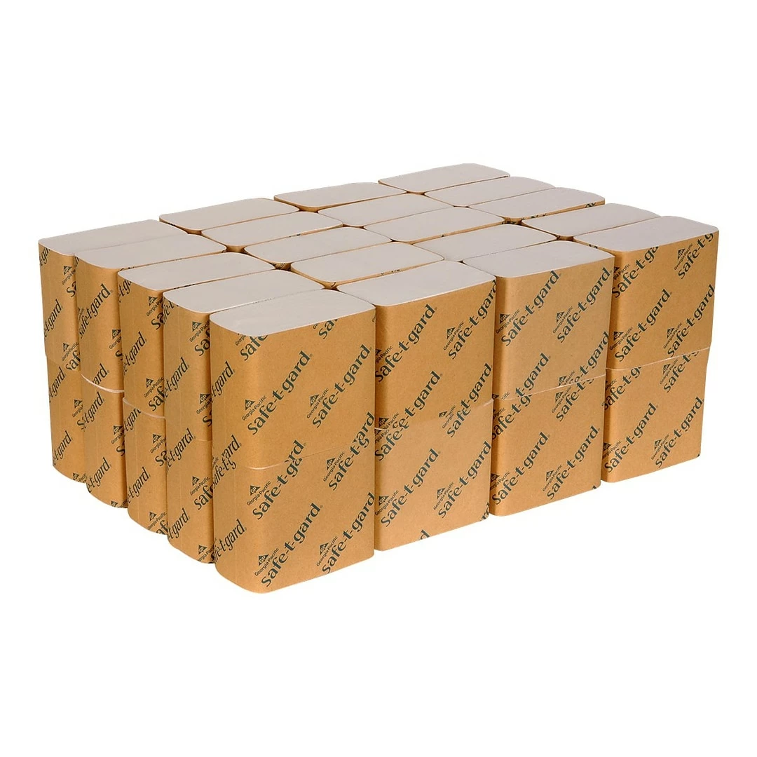 GP Safe-T-Gard Recycled Multifold Paper Towels, 2-ply, 200 Sheets/Pack, 40 Packs/Carton (10440) - Image 2