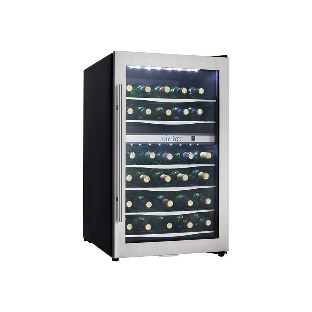 Danby Designer 4 Cu. Ft. Wine Cooler, Black/Stainless Steel (DWC040A3BSSDD) - Image 3