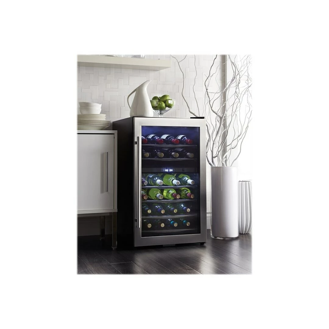 Danby Designer 4 Cu. Ft. Wine Cooler, Black/Stainless Steel (DWC040A3BSSDD) - Image 6