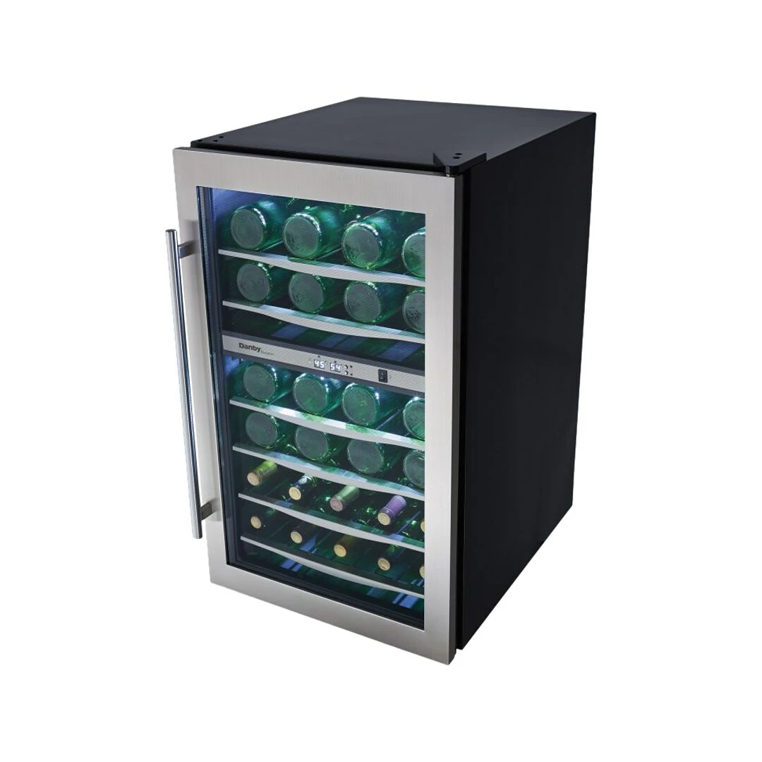 Danby Designer 4 Cu. Ft. Wine Cooler, Black/Stainless Steel (DWC040A3BSSDD) - Image 8