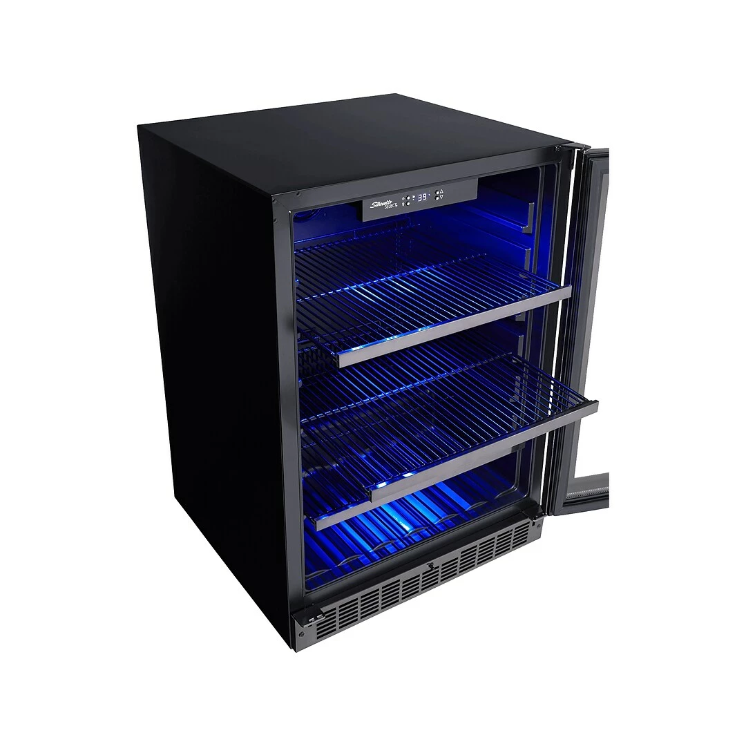 Silhouette Select Prague 5.6 Cu. Ft. Refrigerator, Black Stainless (SSBC056D2B-S) - Image 4