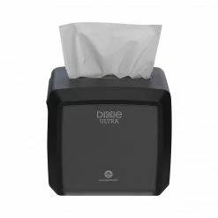 Dixie Ultra Tabletop Interfold Napkin Dispenser By GP PRO, Black, Holds 275 Napkins (54527A)