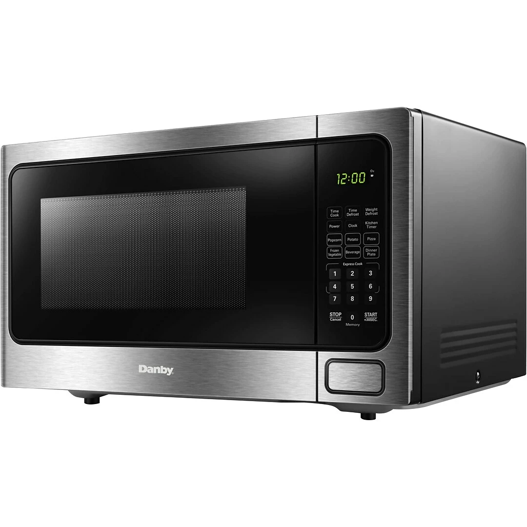 Danby Designer 1.1 Cubic Feet Countertop Microwave (DDMW1125BBS) - Image 4