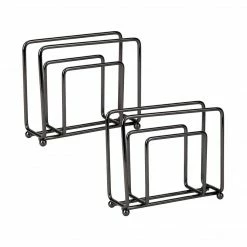 Mind Reader Tabletop Napkin Dispenser, Gray (2NAPKIN-GRY)