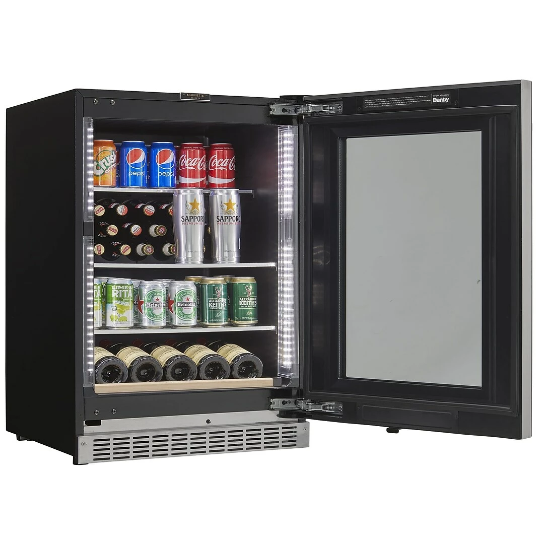 Silhouette Reserve 5 Cu. Ft. Refrigerator, Black (SRVBC050L) - Image 2