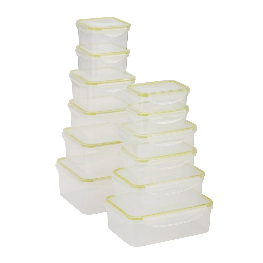 Honey-Can-Do Honey Can Do Snap-lock 24 Piece Set, Clear ( KCH-03827 ) - Image 2