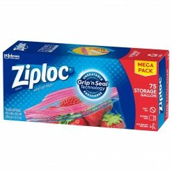 Ziploc Storage Bags, 1 Gal., 75/Box (314472)