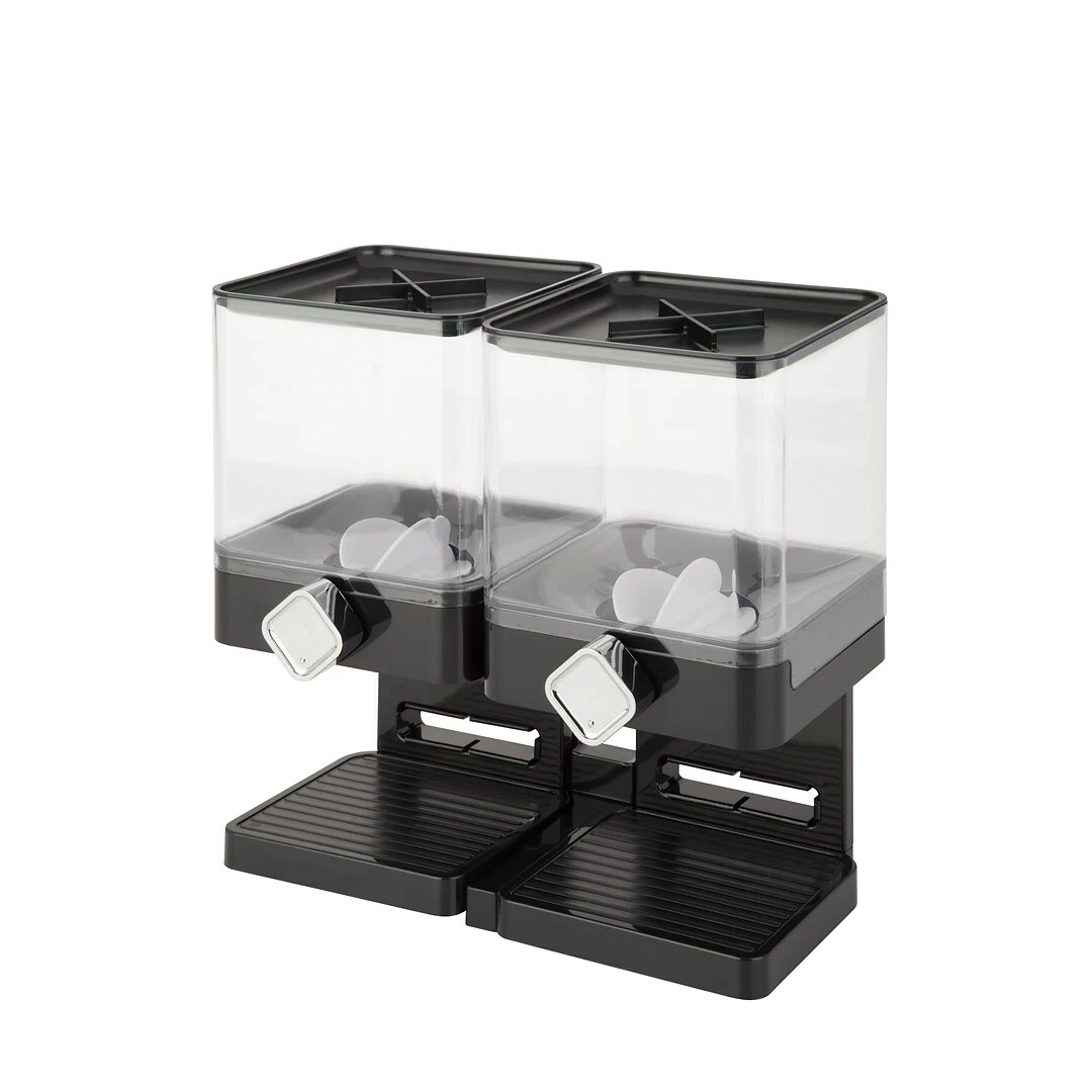 Honey-Can-Do Honey Can Do KCH-06134 Compact Edition Dispenser Double-Blk/Ch - Image 2