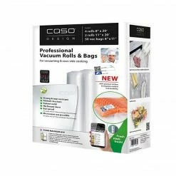 Caso Design Vacuum Bags And Rolls, 56/Pack (11230)