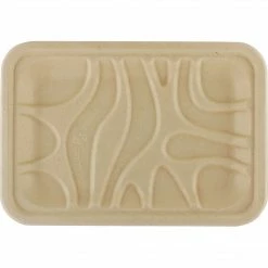 World Centric Fiber Trays, PLA Lined, PFAS Free, 8.2 X 5.7 X 0.7, Natural, 500/Carton