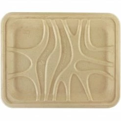 World Centric Fiber Trays, 9.1 X 7.1 X 0.7, Natural, 500/Carton