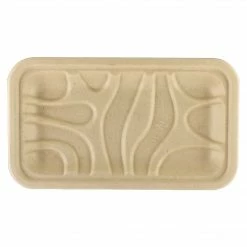 World Centric Fiber Trays, PLA Lined, PFAS Free, 8.3 X 4.9 X 0.7, Natural, 500/Carton