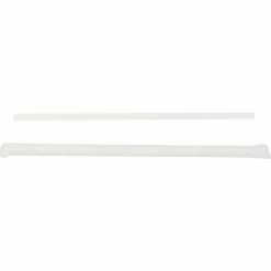 Dixie Wrapped Plastic Straws 7.75", Clear, 500/Carton (JW74)